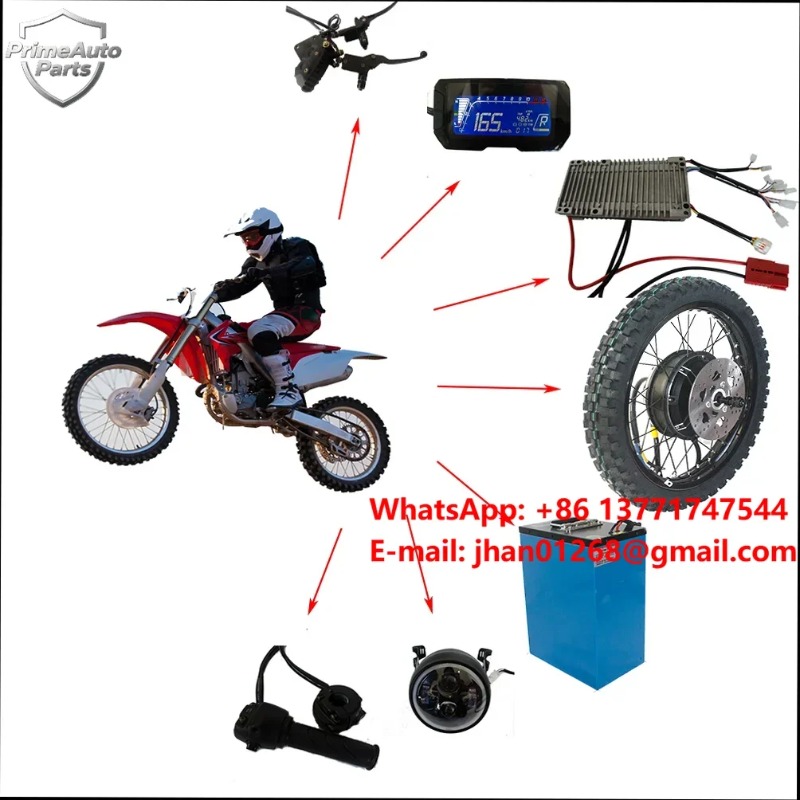 12000W Electric Motorcycle Hub Motor - Nieuwe Elektrische Ombouwset 72v 12000w 6000w