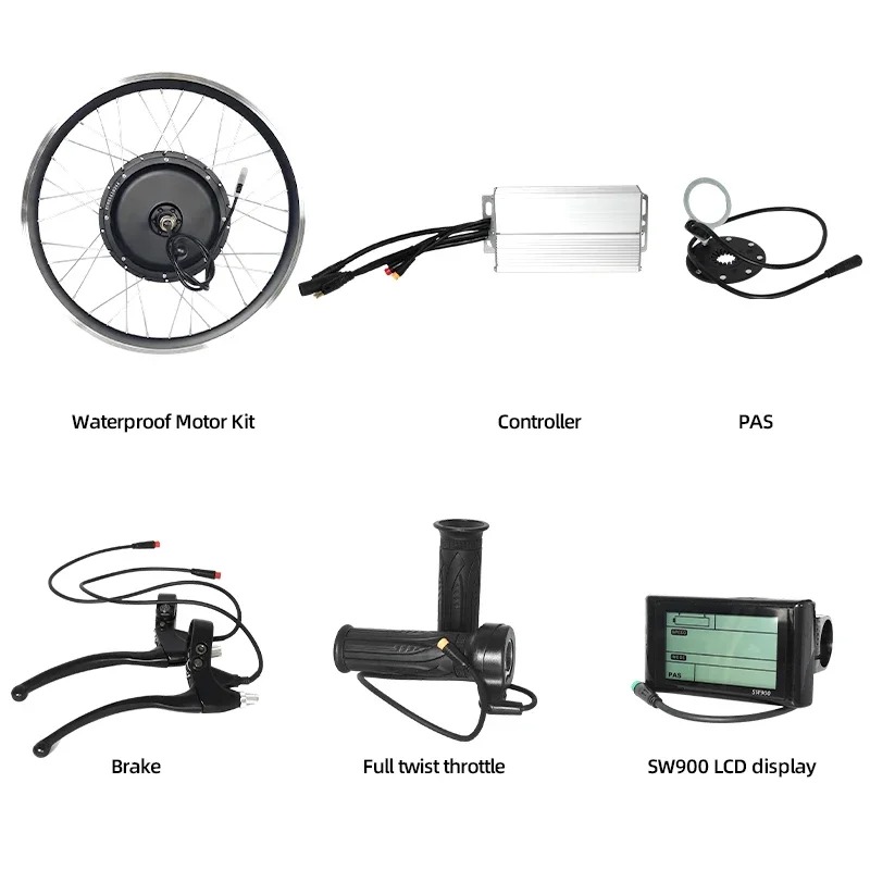 Nieuwe Elektrische Ombouwset 7 - 12000W Electric Motorcycle Hub Motor recensie en prijs