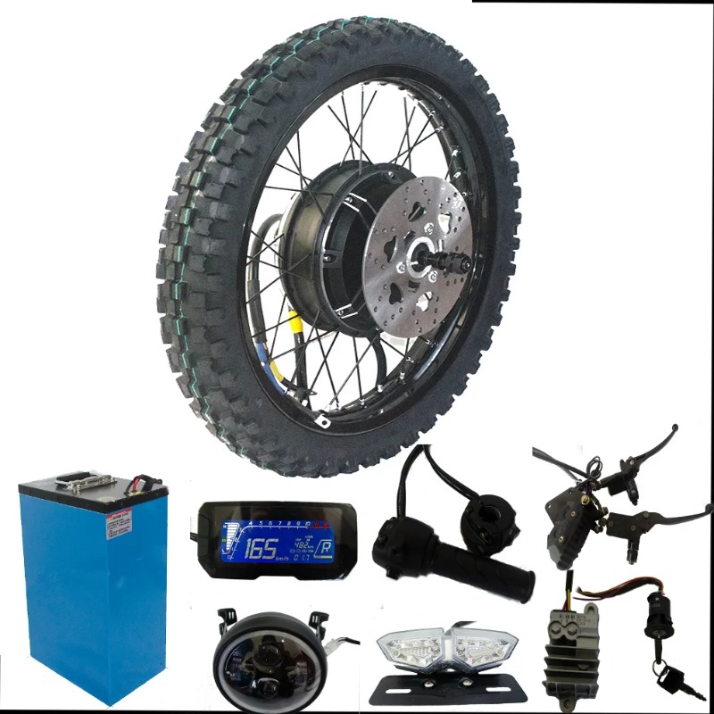 Nieuwe Elektrische Ombouwset 7 - 12000W Electric Motorcycle Hub Motor recensie en prijs