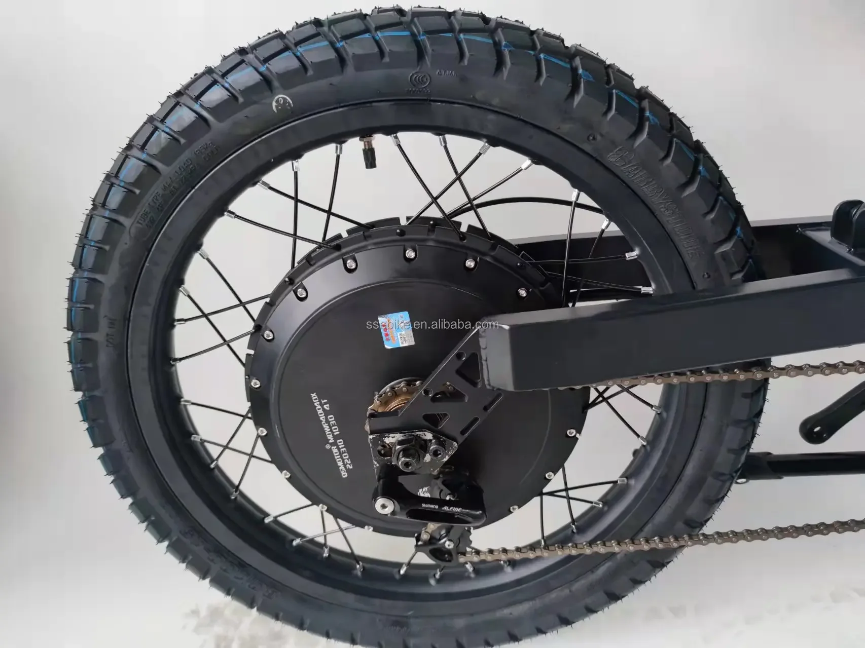 QS273 Elektrische Motorfiets/F - 12000W Electric Motorcycle Hub Motor recensie en prijs